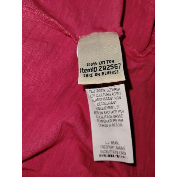 L.L. Bean Fuschia 3/4 Length Sleeve Top Women's Size Medium - Picture 6 of 7